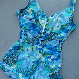 70's Tropical One-Piece Swimsuit