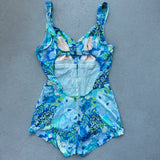 70's Tropical One-Piece Swimsuit