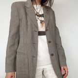 Giorgio Armani Plaid Blazer