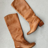 Tan Leather Riding Boot