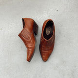 Vintage Joe Sanchez leather mules