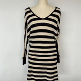 Metallic Stripped Knit Dress