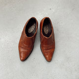 Vintage Joe Sanchez leather mules