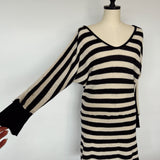 Metallic Stripped Knit Dress